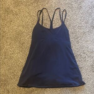 HALARA Blue Fitted Backless Mini Dress